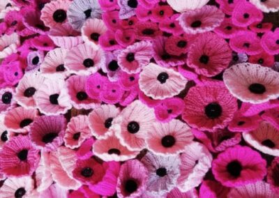 crochet flowers by the little craft hut Sevenoaks