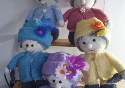 Knitted dolls by the little craft hut