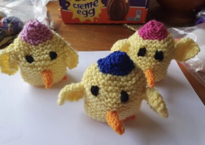 Knitted Chicks Little Craft Hut