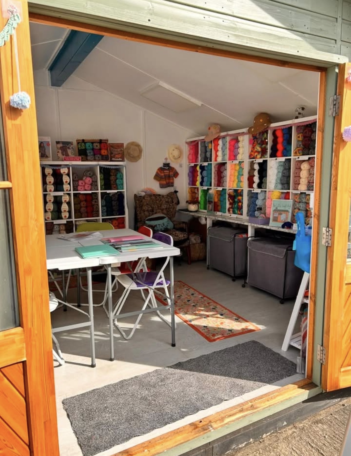 The Little craft hut at coolings garden centre